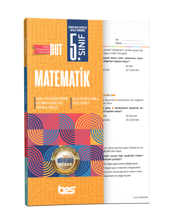 BES DUT 05.SINIF UYGULAMA TESTİ MATEMATİK -2025-26